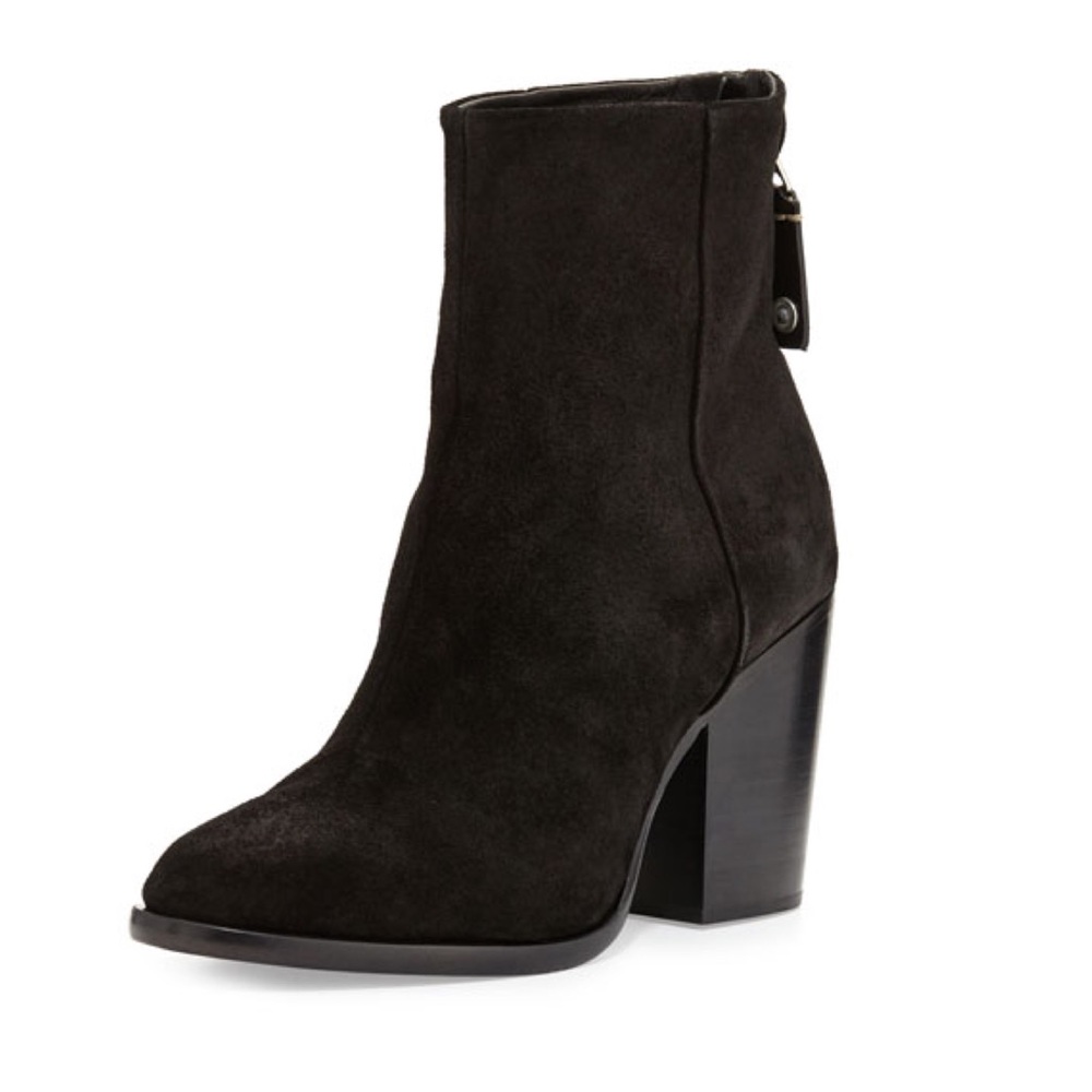 rag & bone Ashby Ankle Boot in Black Suede